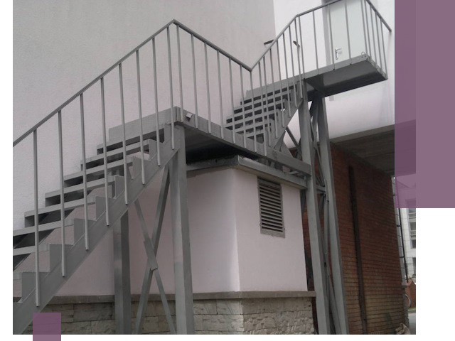 Монтаж пожарных лестниц под ключ в Кстове с гарантией качества