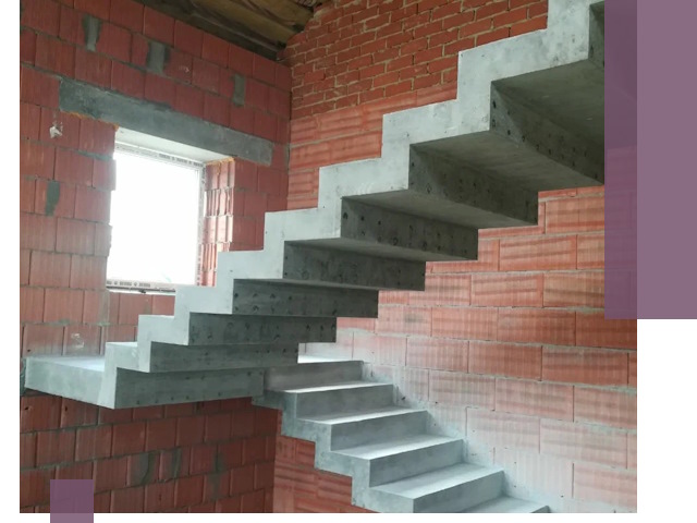 Бетонные лестницы под ключ в Кстове: монтаж, демонтаж, ремонт