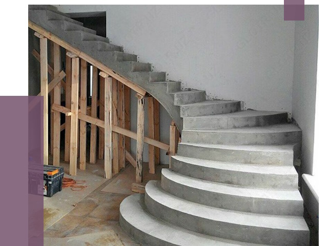 Изготовление бетонных лестниц под ключ в Кстове от 19859 руб. | ПРОЛЁТ-Ксв