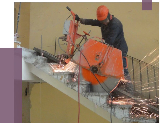 Демонтаж бетонных лестниц в Кстове от 4583 руб. за м2 | ПРОЛЁТ-Ксв