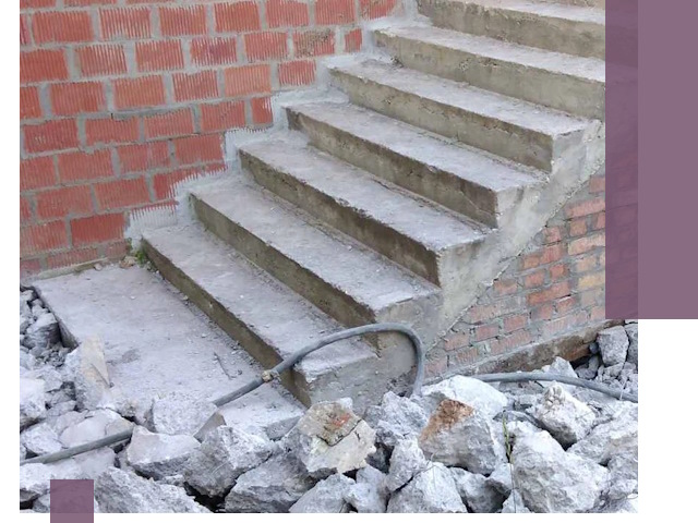 Демонтаж бетонных лестниц в Кстове: быстро и безопасно