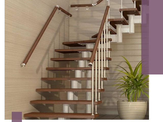 Изготовление модульных лестниц под ключ в Кстове