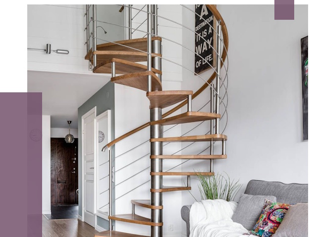 Монтаж винтовых лестниц в Кстове от 18128 руб. 