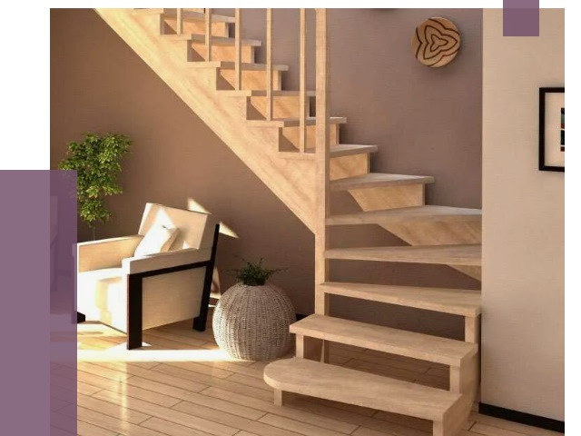 Изготовление Г-образных лестниц в Кстове от 18840 руб. 