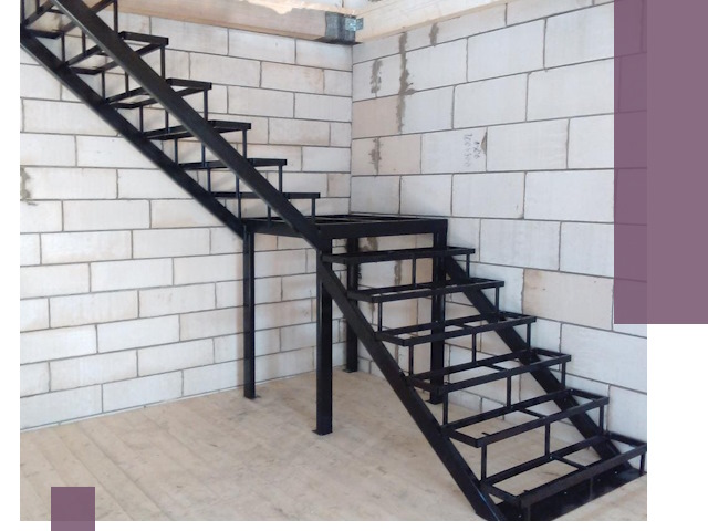 Лестницы на металлокаркасе под ключ в Кстове — изготовление и монтаж