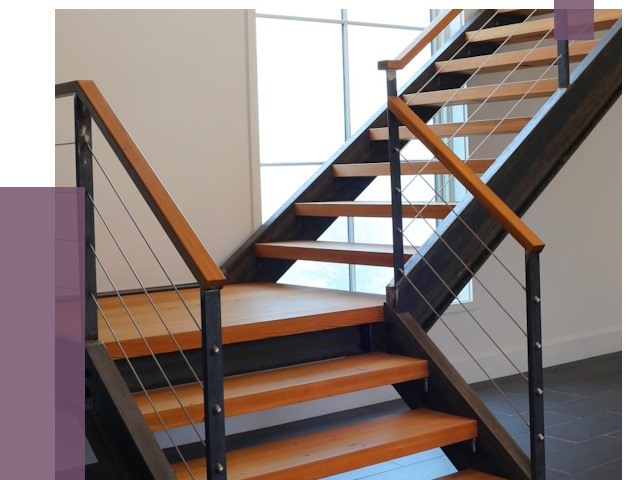 Изготовление лестниц на металлокаркасе в Кстове от 18840 руб. | ПРОЛЁТ-Ксв