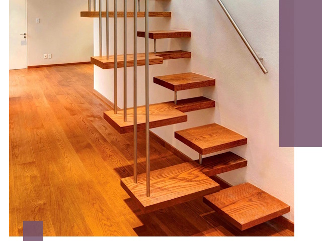 Лестницы «гусиный шаг» на заказ в Кстове для узких пространств