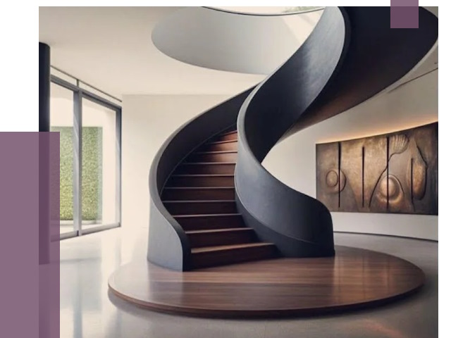 Элитные лестницы под заказ в Кстове от 188404 руб. — ПРОЛЁТ-Ксв