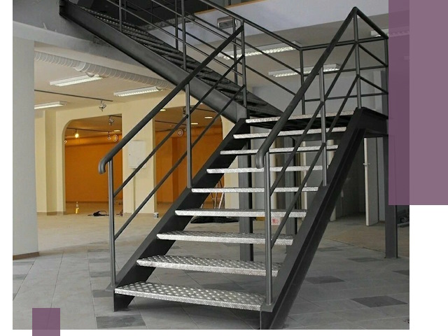 Лестницы для офиса в Кстове: изготовление, монтаж, демонтаж