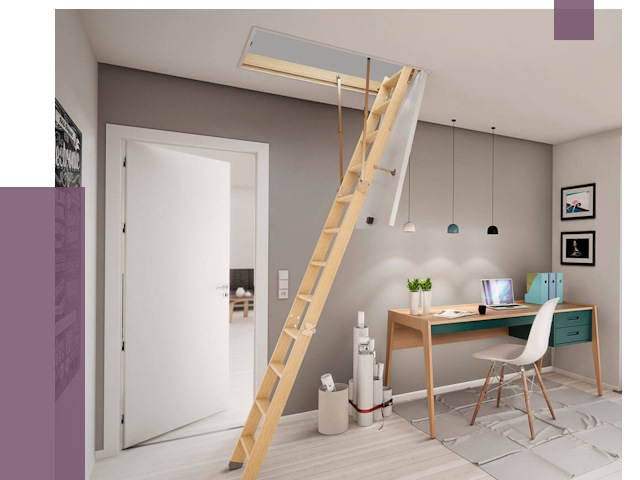 Чердачные лестницы в Кстове — от 14512 руб. | ПРОЛЁТ-Ксв