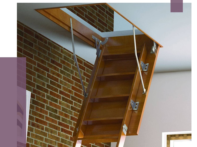 Установка чердачной лестницы в Кстове от 7791 руб. | ПРОЛЁТ-Ксв