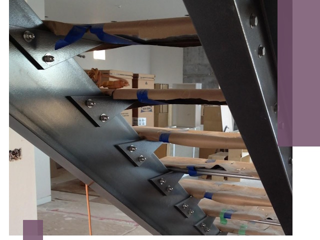 Усиление лестничных конструкций и усиление опор в Кстове