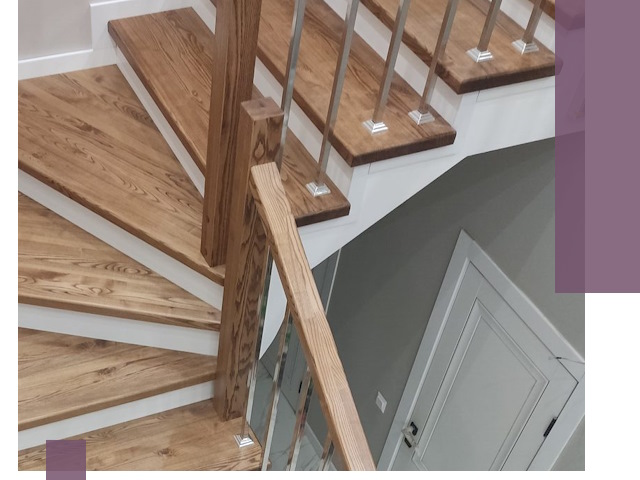 Обшивка металлических лестниц под ключ в Кстове