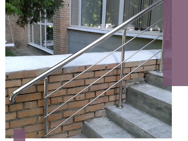 Перила из нержавеющей стали высокого качества в Кстове