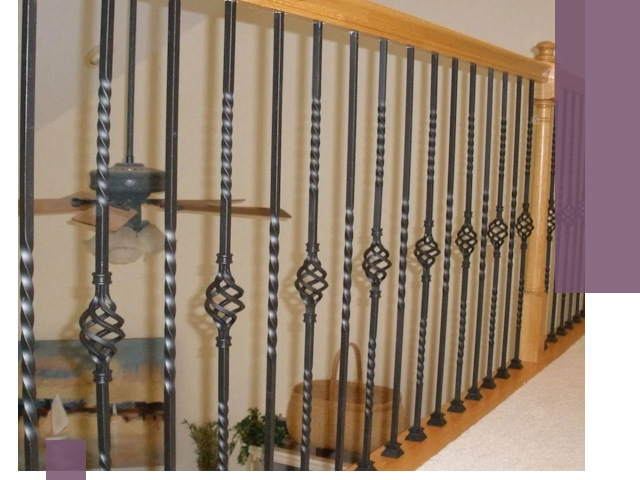 Изготовление и монтаж кованных перил в Кстове под ключ