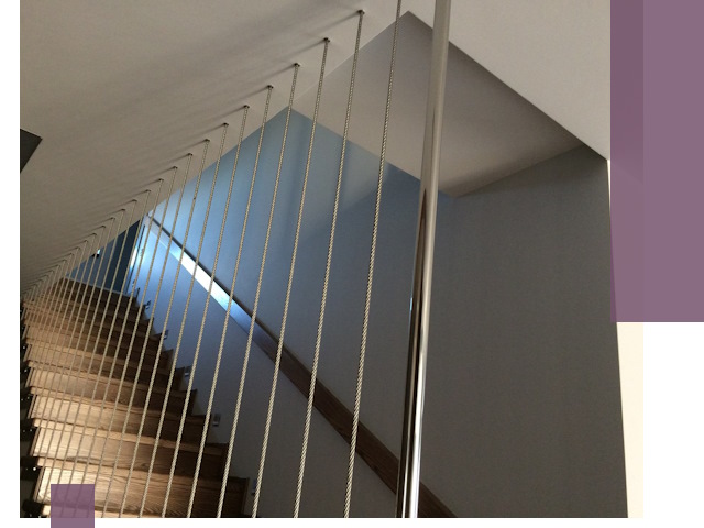 Тросовые перила под ключ в Кстове — производство и монтаж