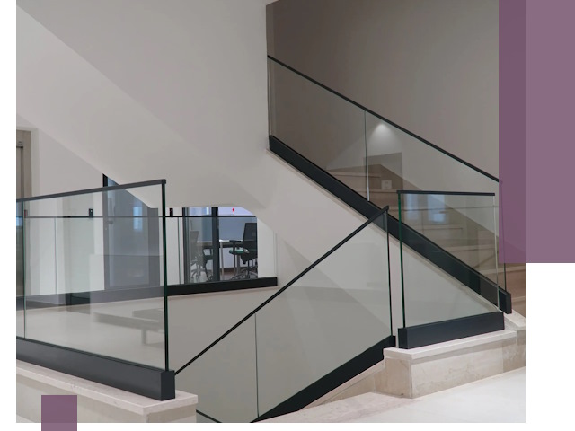 Стеклянные перила премиум-класса с установкой в Кстове