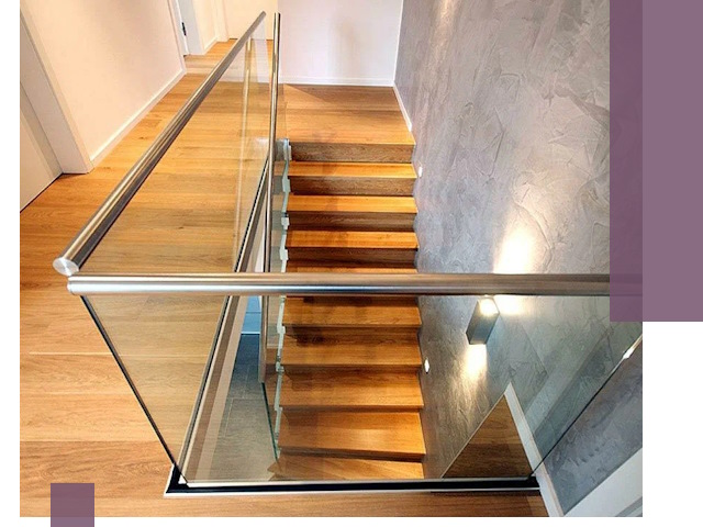 Перила для лестницы в доме — изготовление и монтаж в Кстове