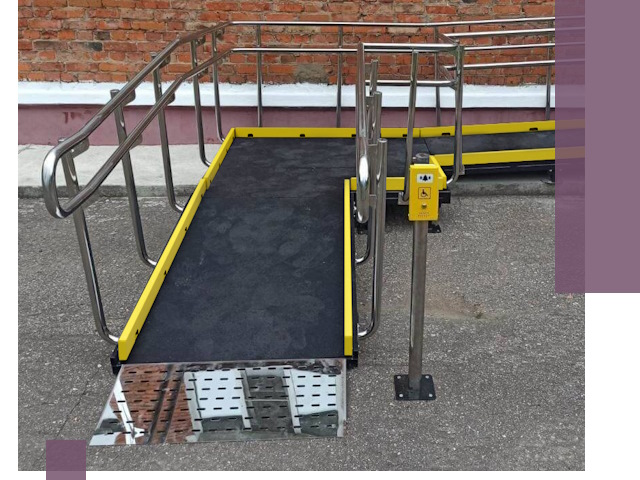 Изготовление наклонных пандусов для инвалидов в Кстове