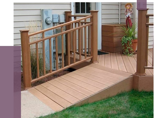 Пандус на крыльцо в Кстове под ключ от 7740 руб. 