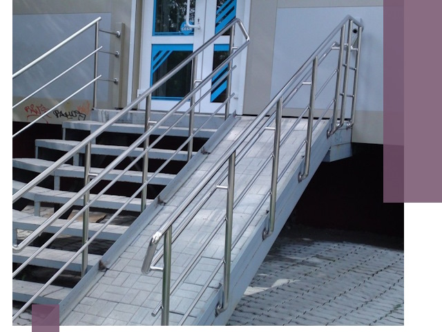 Пандус на крыльцо под ключ в Кстове: монтаж и изготовление