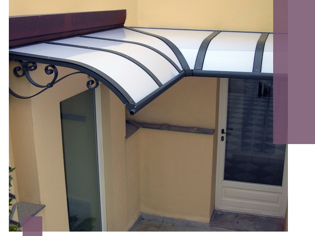 Монтаж козырьков любой сложности в Кстове под ключ