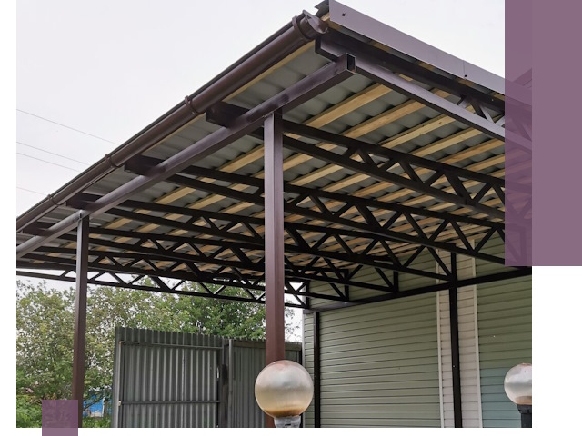 Навесы под ключ в Кстове: изготовление, монтаж и гарантия