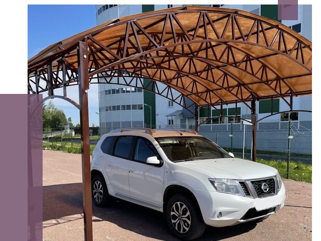 Недорогие навесы в Кстове от 42773 руб.  | ПРОЛЁТ-Ксв