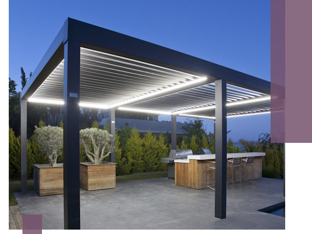 Навесы отдельно стоящие под ключ в Кстове из металла и поликарбоната