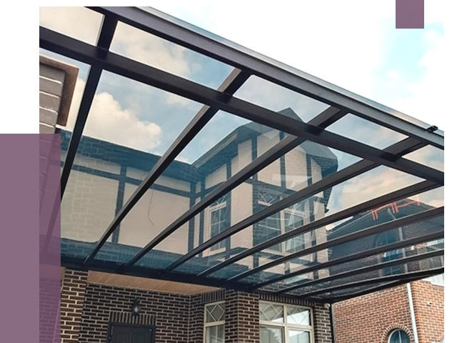 Навесы из поликарбоната в Кстове от 8575 руб. под ключ — ПРОЛЁТ-Ксв