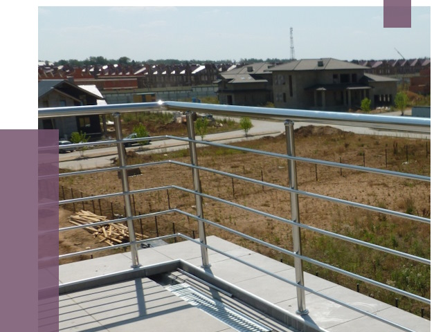 Парапеты из нержавеющей стали в Кстове от 7944 руб. за м² | ПРОЛЁТ-Ксв