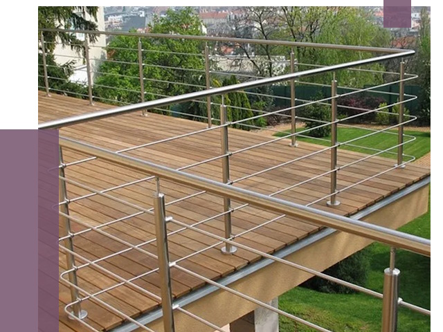 Алюминиевые парапеты в Кстове под ключ от 7740 руб. 