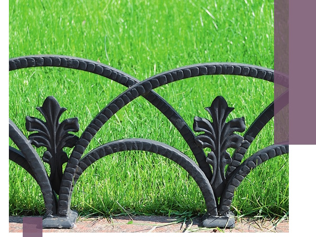 Декоративные металлические бордюры под ключ в Кстове