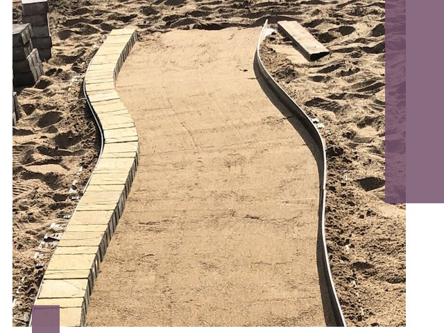 Металлические бордюры для тротуаров в Кстове — прочные и долговечные